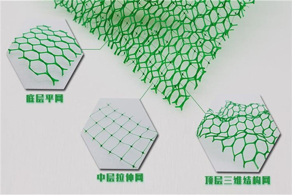 护坡好材料就选三维植被网，土工网垫喷播植草固土，防止水土流失，增加绿化面积。